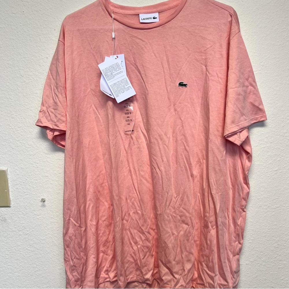 Lacoste Men's Coral Short Sleeve Tee